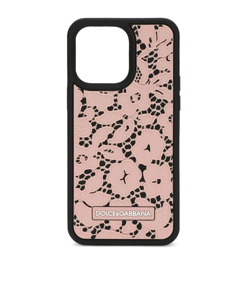 Dolce & Gabbana Dolce & Gabbana Rubber Lace Iphone 14 Pro Max Case