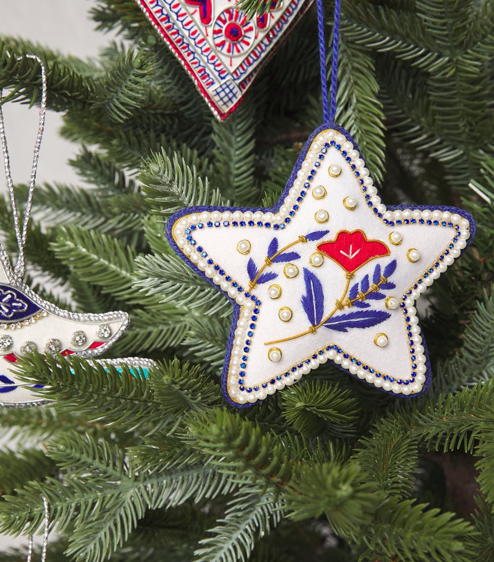 Tinker Tailor Tinker Tailor Embellished Star Tree Decoration