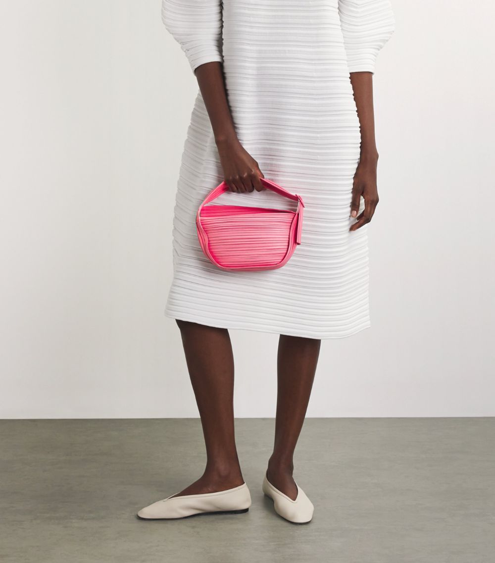 Pleats Please Issey Miyake Pleats Please Issey Miyake Pleated Half-Moon Shoulder Bag