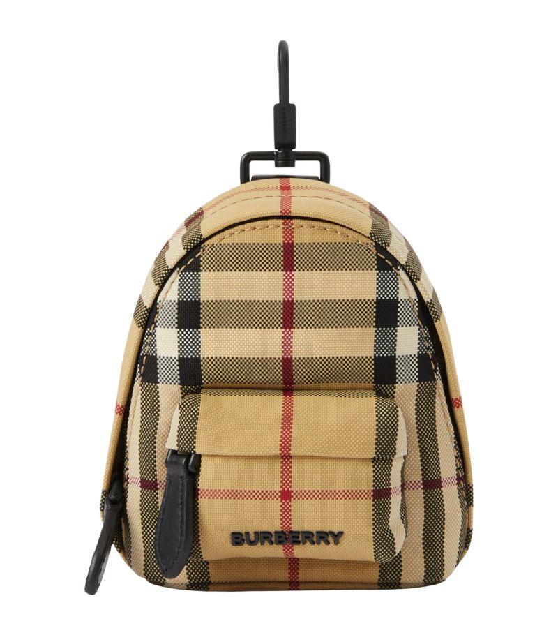 Burberry Burberry Check Backpack Charm