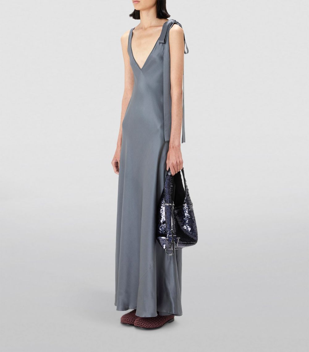 Jw Anderson Jw Anderson Tie-Detail Maxi Dress