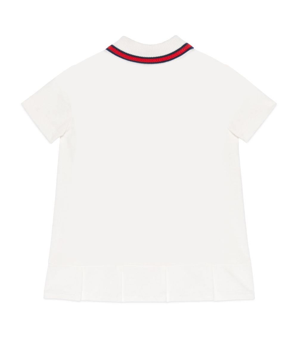 Gucci Gucci Kids Cotton Web Stripe Dress (3-36 Months)