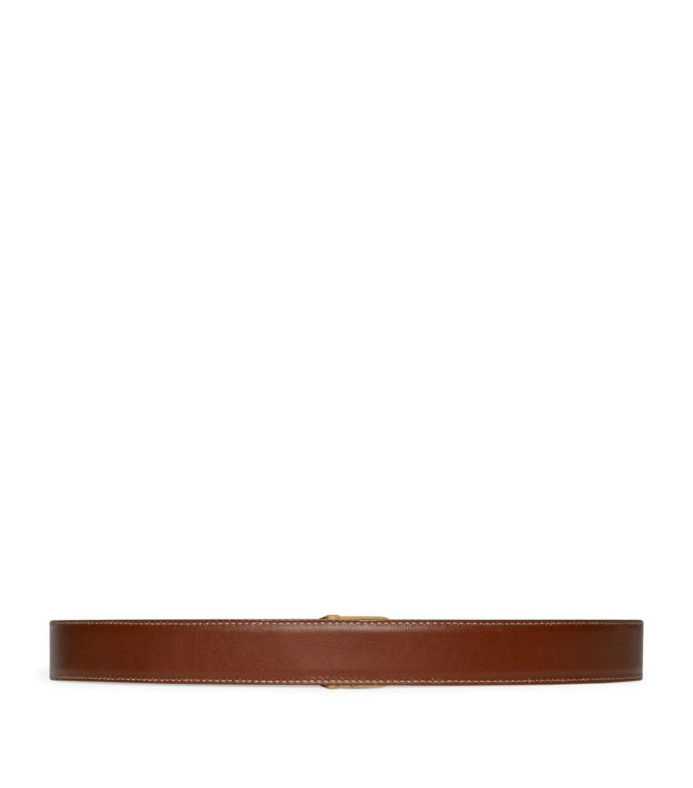 Gucci Gucci Leather Reversible Belt