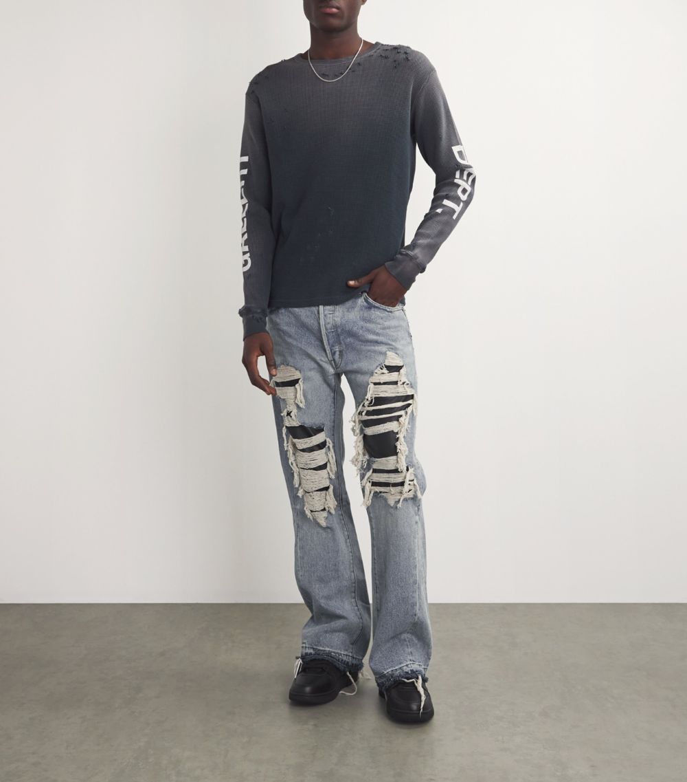 Gallery Dept. Gallery Dept. Distressed Cornell La Flare Jeans