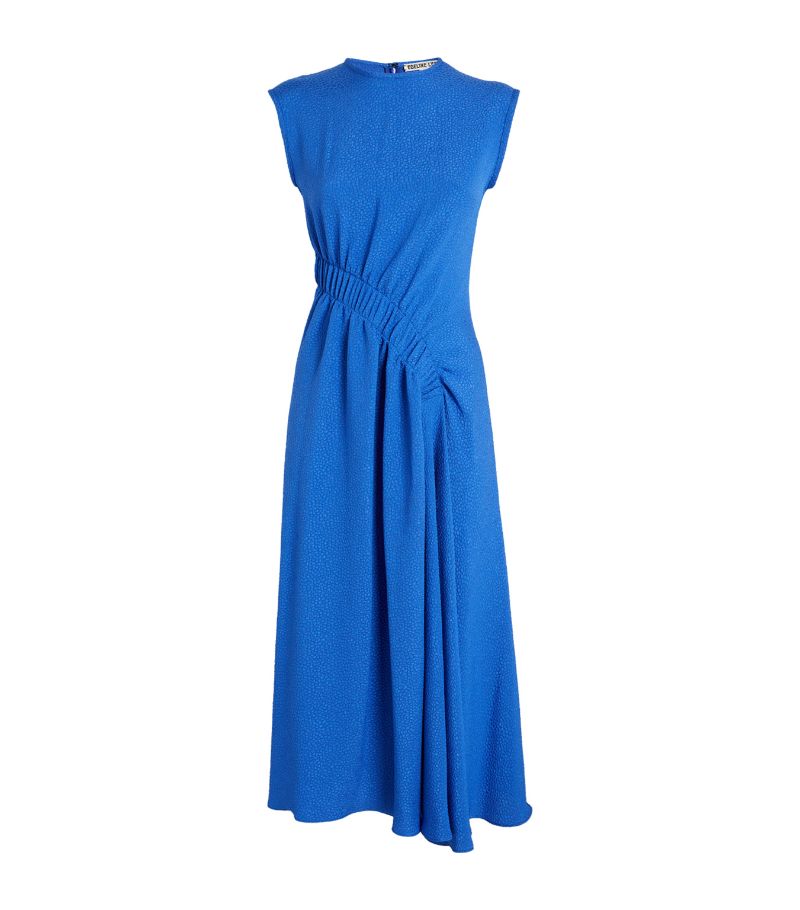 Edeline Lee Edeline Lee Gathered Pina Midi Dress