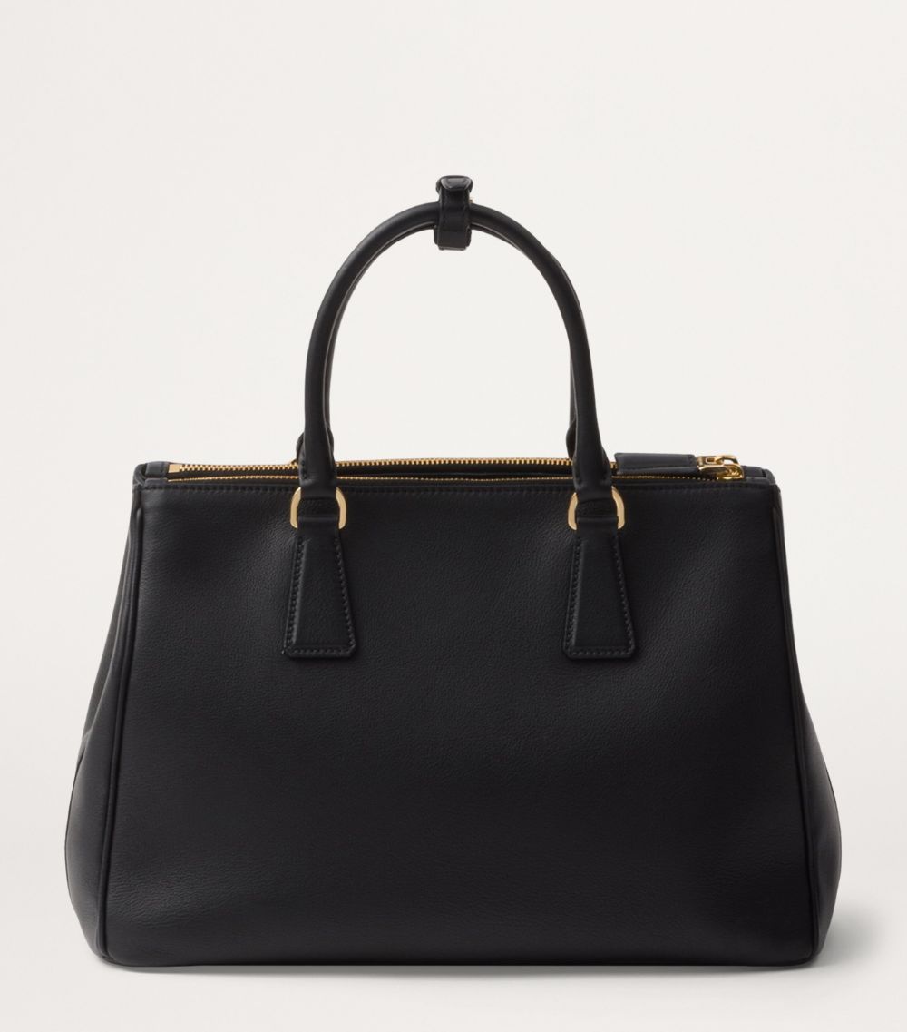 Prada Prada Large Leather Galleria Top-Handle Bag