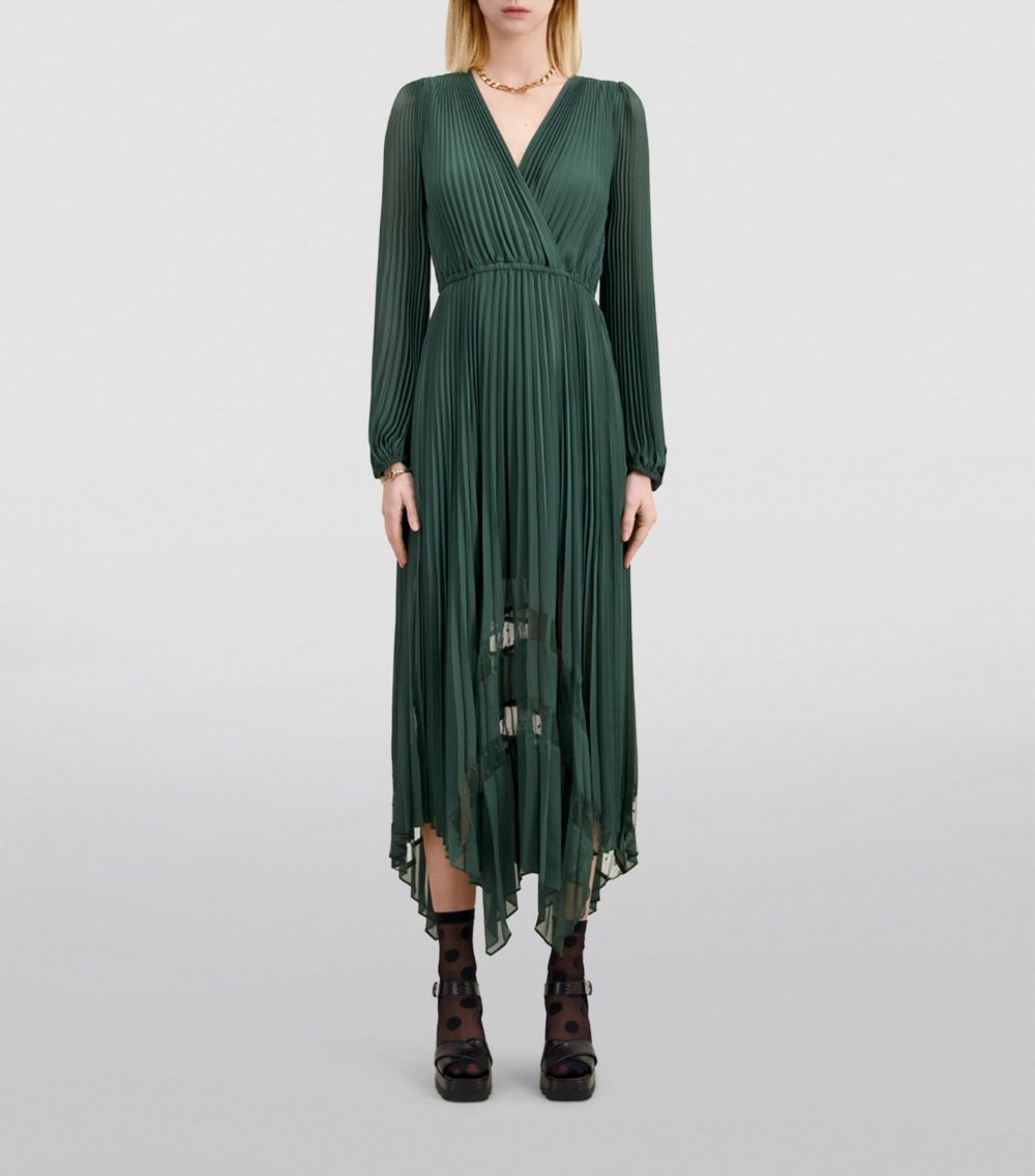 The Kooples The Kooples Pleated Maxi Dress