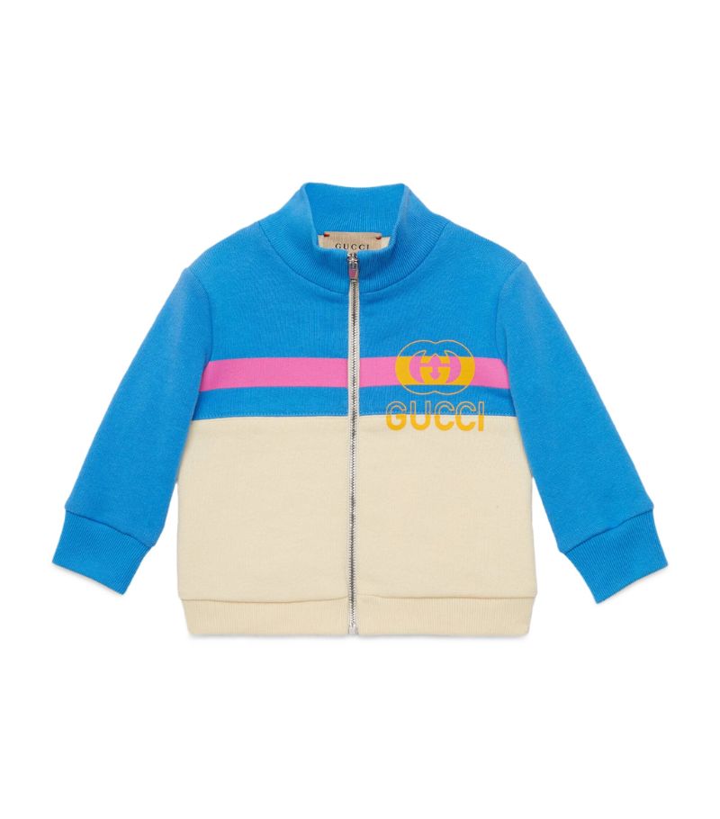 Gucci Gucci Kids Interlocking G Zip-Up Jacket (3-36 Months)