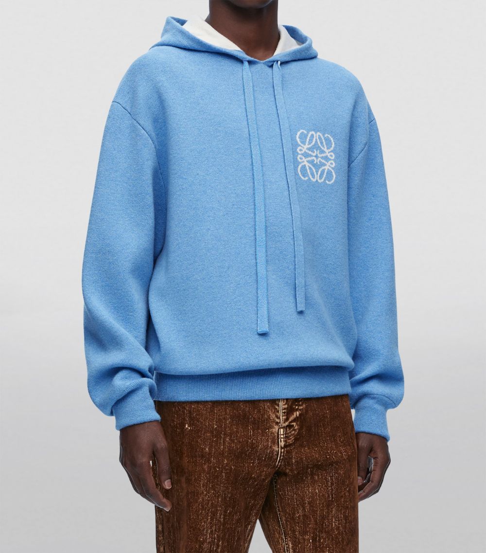 Loewe Loewe Wool Anagram Hoodie