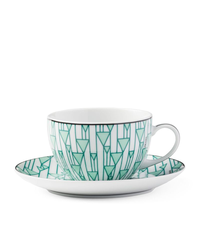 Prada Prada Vienna Teacup And Saucer (Set Of 2)