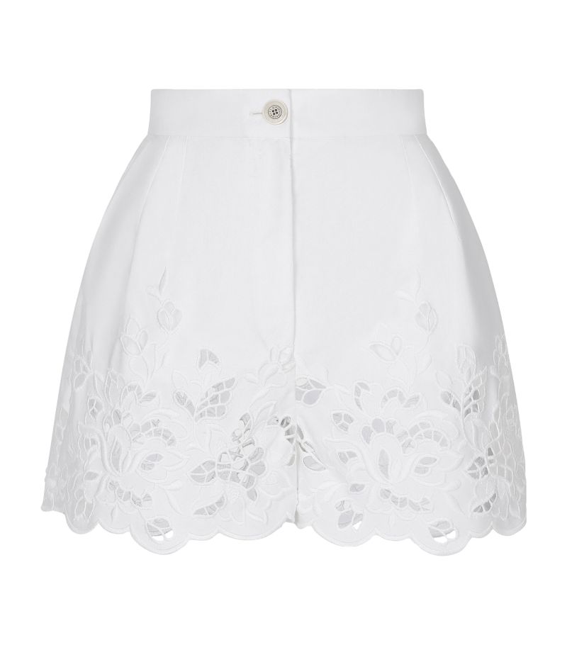 Dolce & Gabbana Dolce & Gabbana Floral Cut-Out Shorts