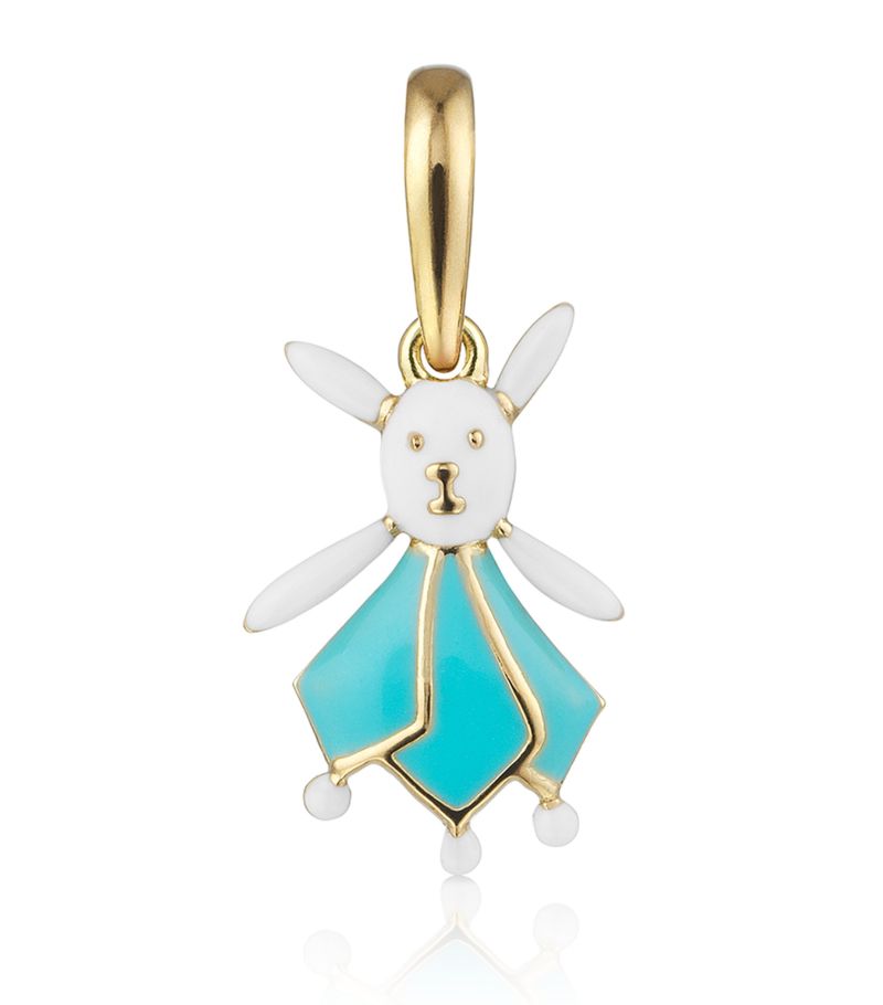 Noa Mini Noa Mini Yellow Gold And Enamel Dudu Charm