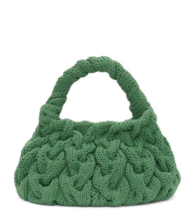 Jw Anderson Jw Anderson Cable-Knit Top-Handle Bag