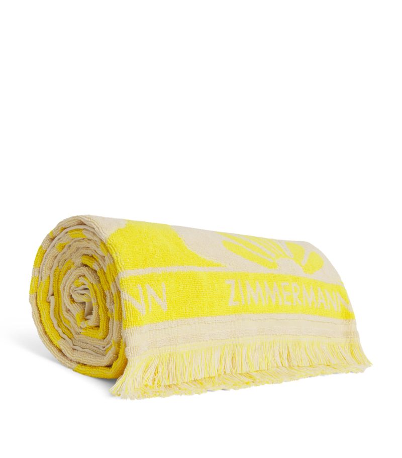 Zimmermann Zimmermann Cotton Jacquard Beach Towel