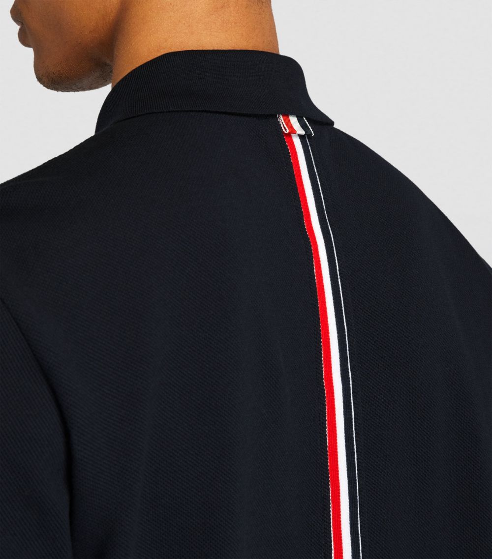 Thom Browne Thom Browne Tricolour Stripe Polo Shirt