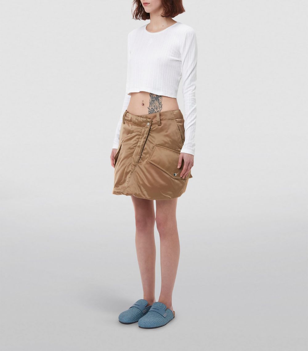 Jw Anderson Jw Anderson Asymmetric Cargo Mini Skirt