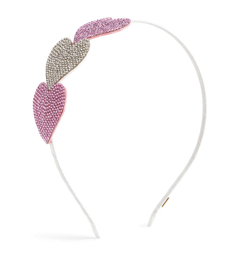 Bari Lynn Bari Lynn Crystal-Embellished Heart Headband