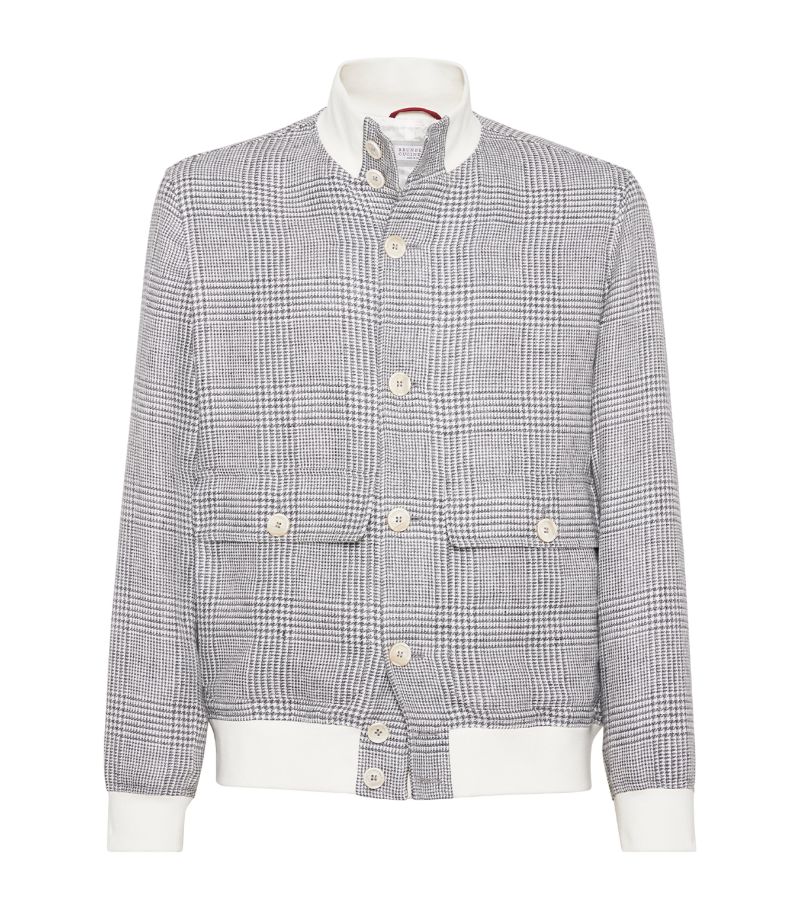 Brunello Cucinelli Brunello Cucinelli Prince Of Wales Check Jacket