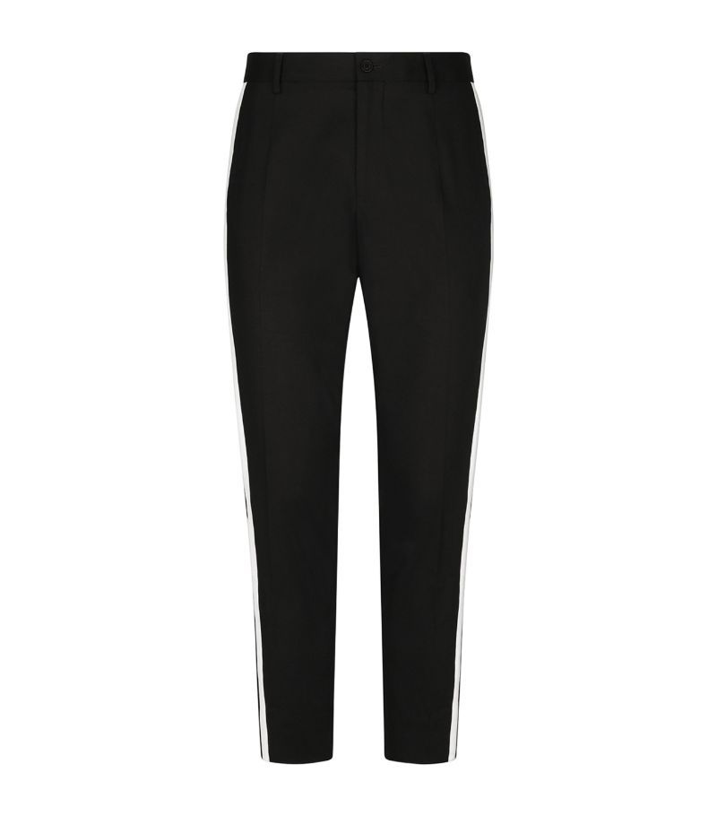 Dolce & Gabbana Dolce & Gabbana Side-Stripe Slim Trousers