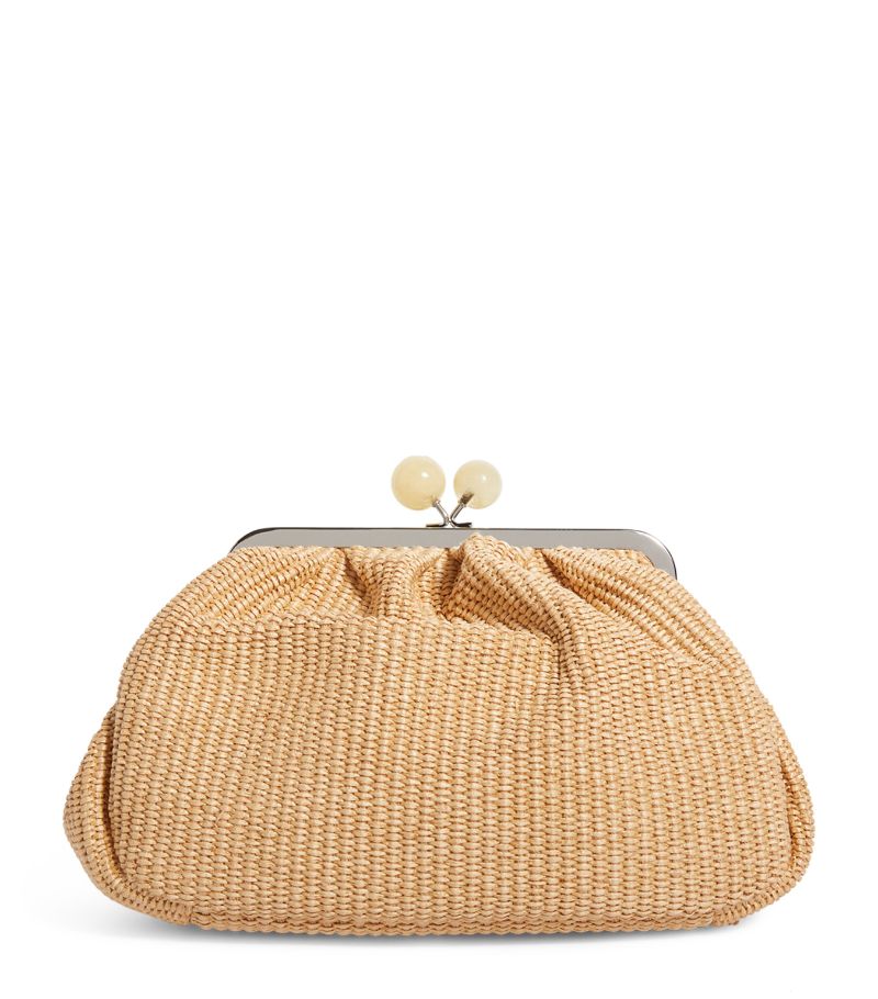 Weekend Max Mara Weekend Max Mara Medium Woven Pasticcino Clutch Bag