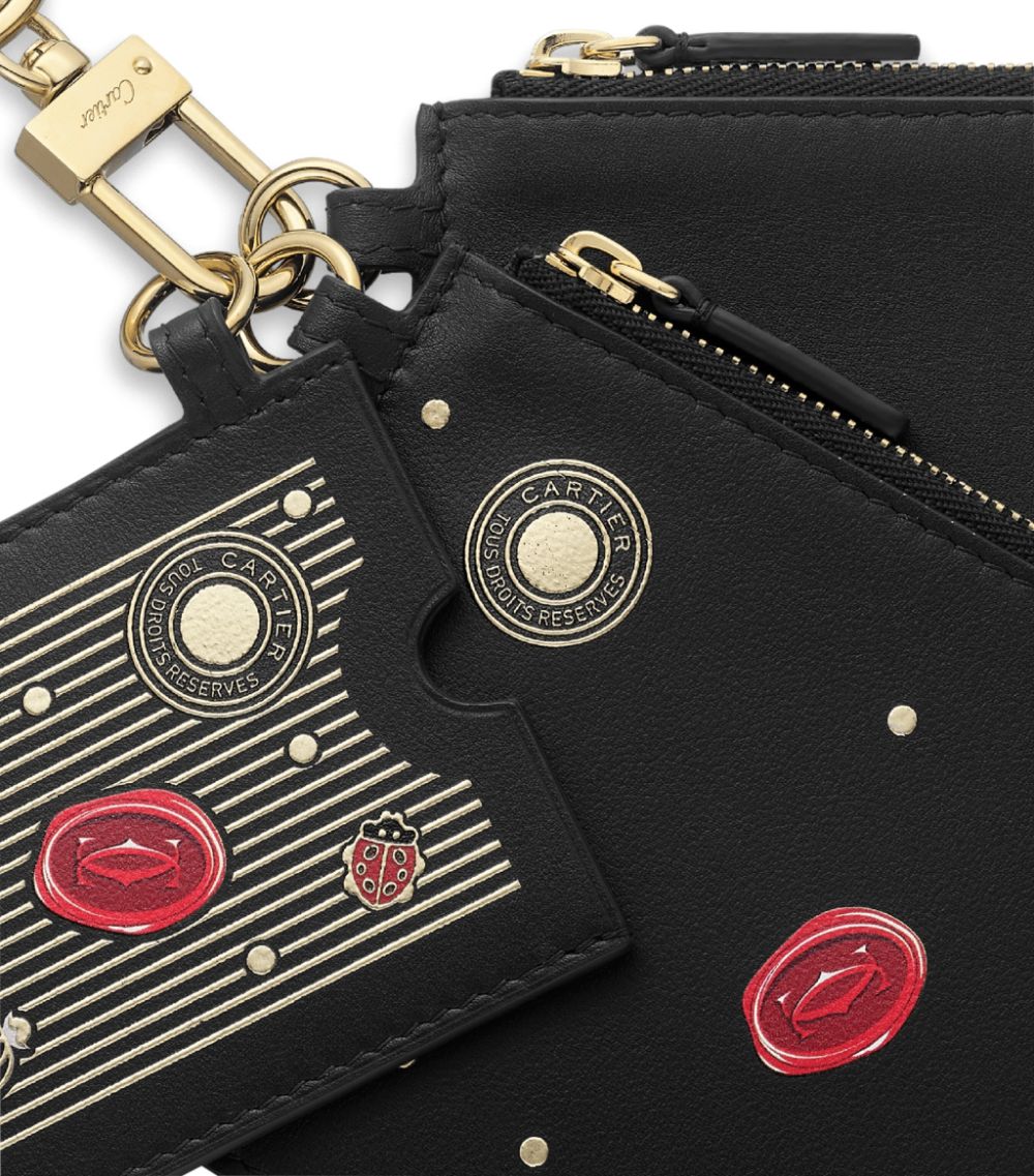 Cartier Cartier Leather Diabolo De Cartier Pouches