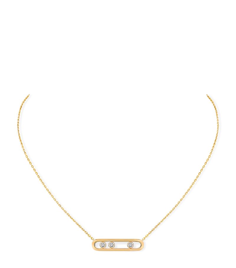 Messika Messika Yellow Gold And Diamond Move Classique Necklace