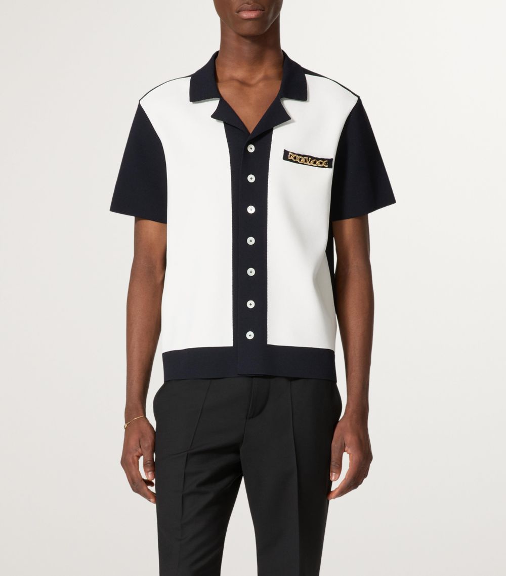 Valentino Valentino Colour-Block Short-Sleeve Shirt