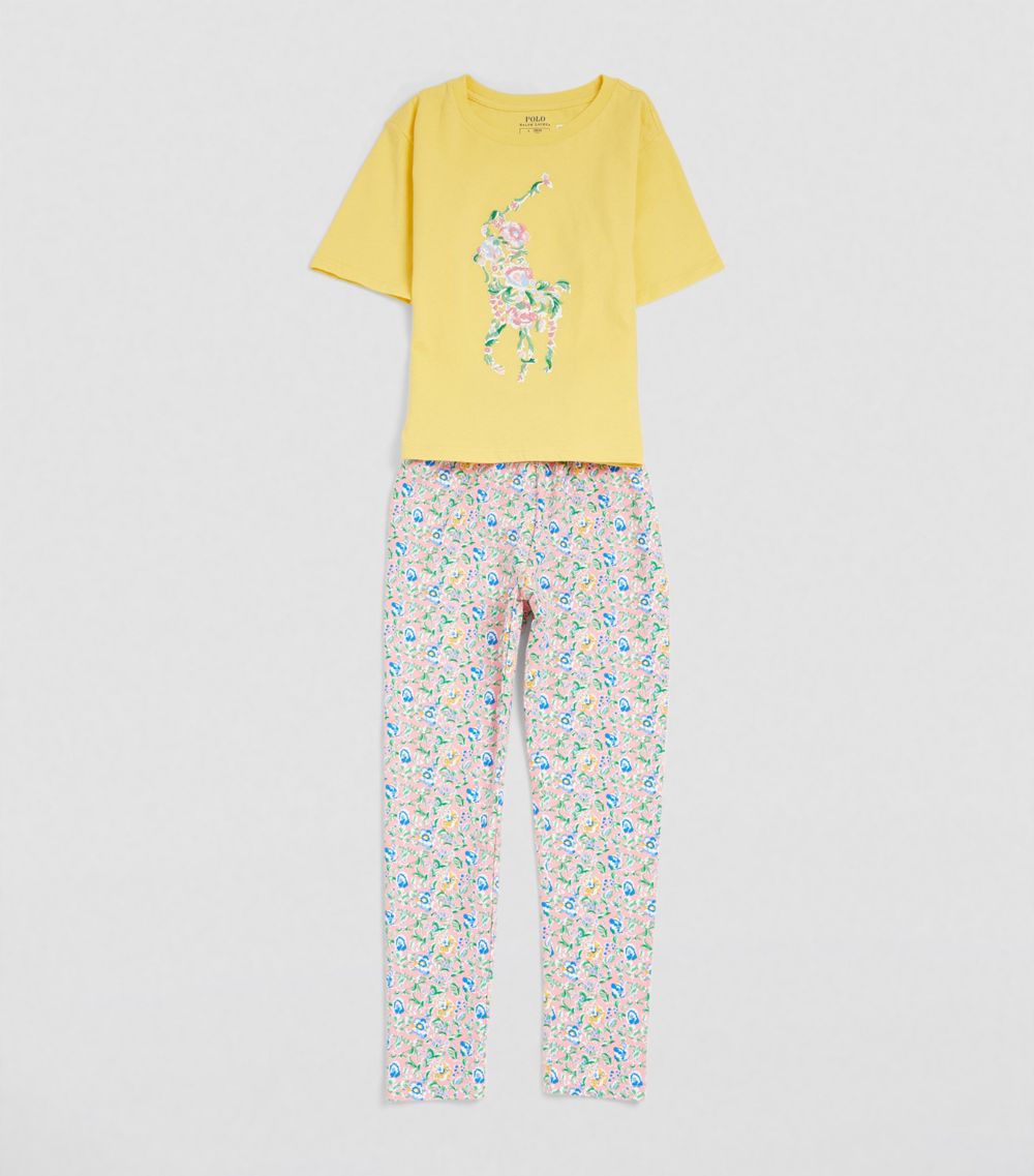 Ralph Lauren Kids Ralph Lauren Kids Cotton Floral Print Leggings (2-7 Years)