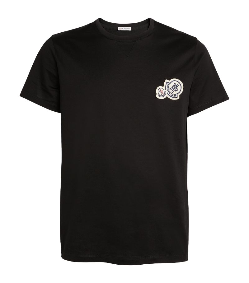 Moncler Moncler Cotton Logo-Patch T-Shirt