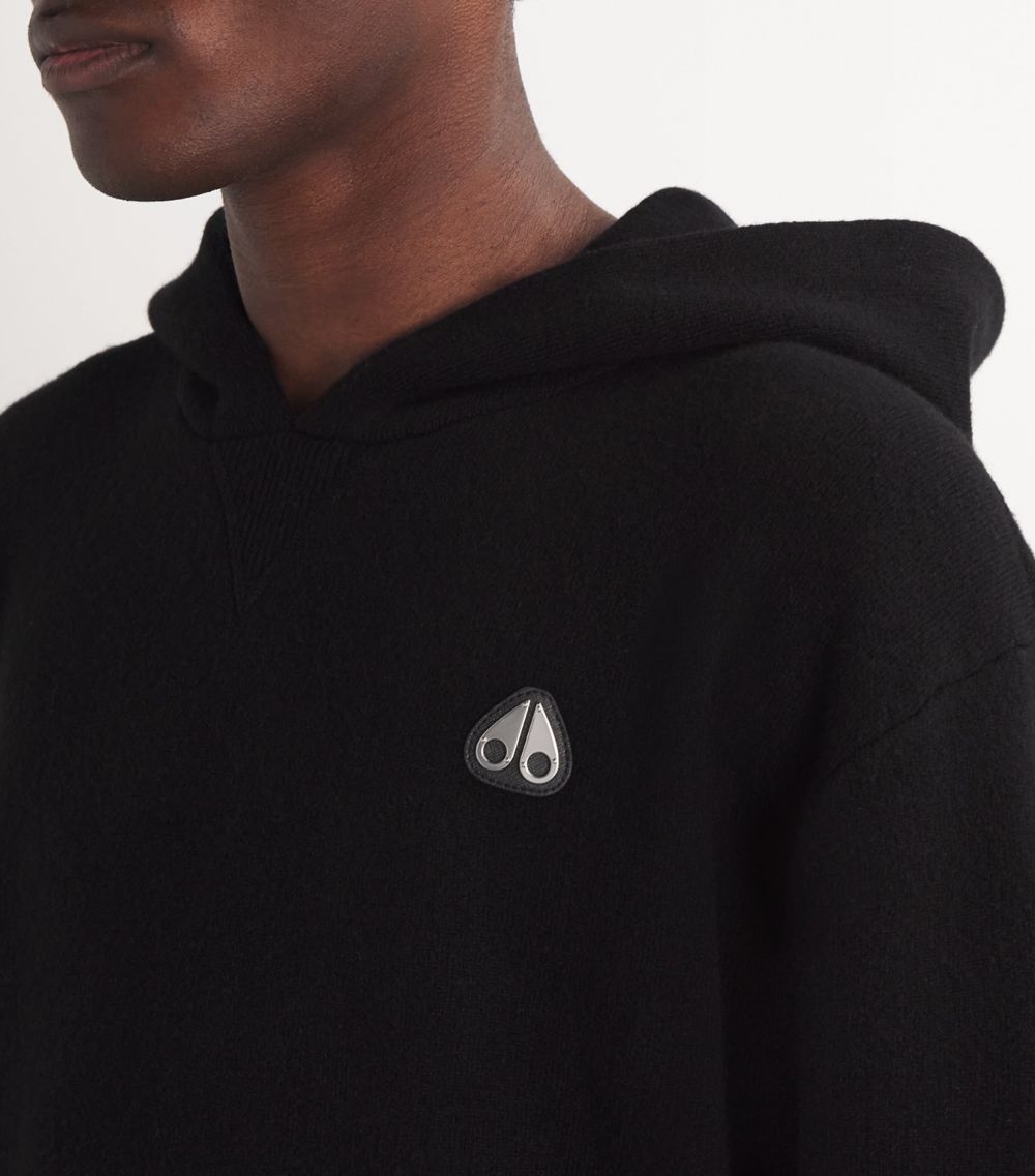 Moose Knuckles Moose Knuckles Wool-Cashmere Logo Hoodie