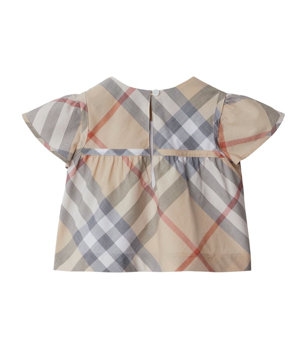 Burberry Burberry Kids Cotton Check Blouse (6-24 Months)