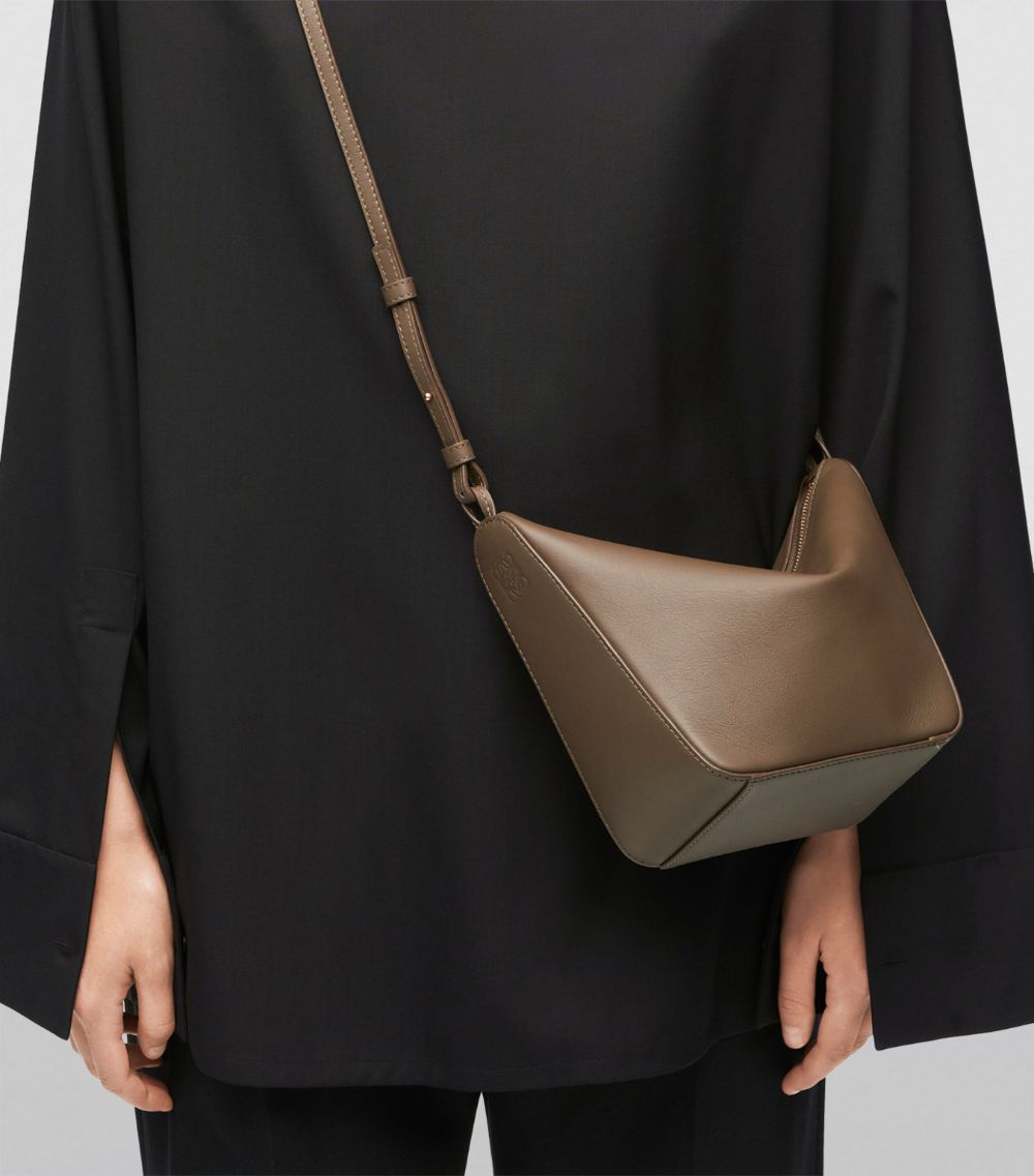 Loewe Loewe Mini Leather Hammock Hobo Bag