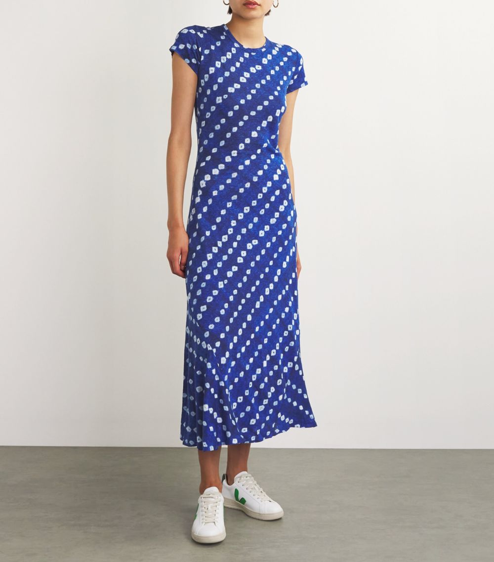 Polo Ralph Lauren Polo Ralph Lauren Linen Printed Midi Dress