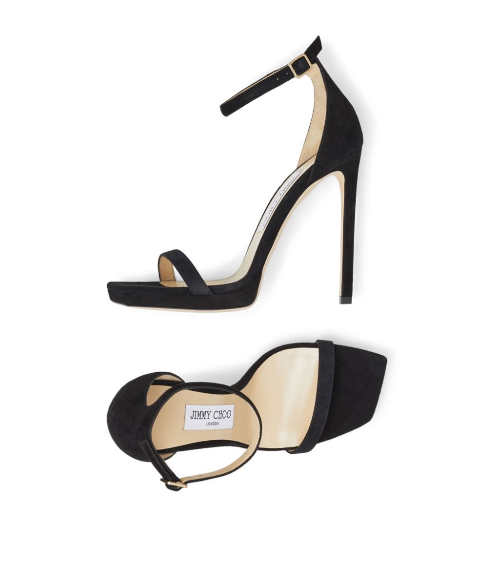 Jimmy Choo Jimmy Choo Alva 120 Suede Sandals