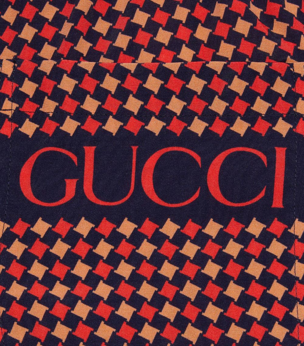 Gucci Gucci Geometric Houndstooth Shorts