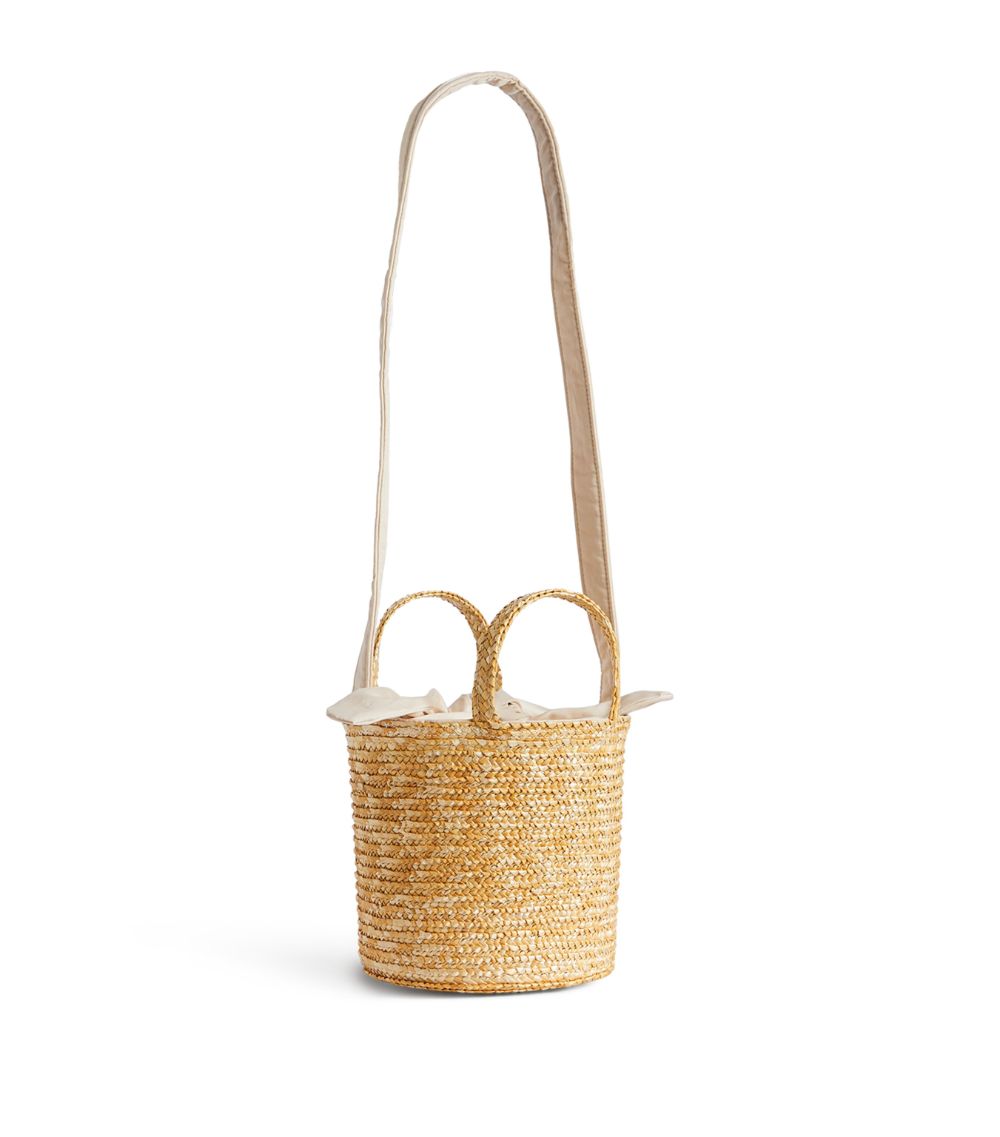 Il Gufo Il Gufo Small Woven Bucket Bag