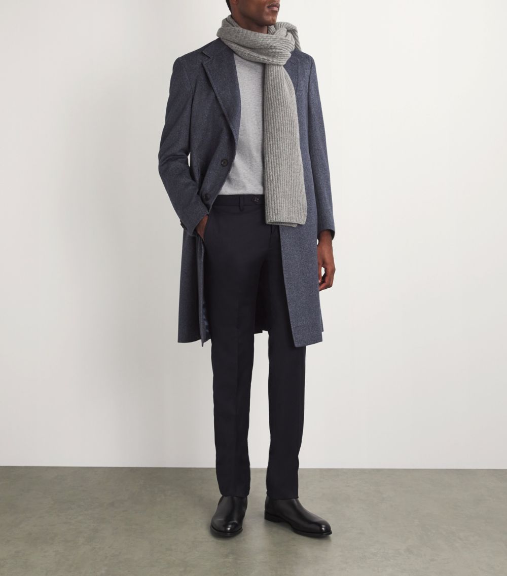 Herno Herno Cashmere Ribbed Scarf