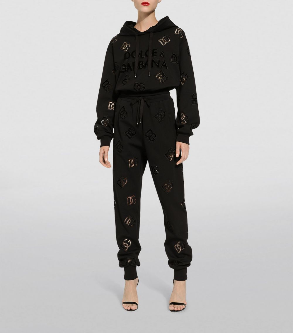 Dolce & Gabbana Dolce & Gabbana Cut-Out-Logo Sweatpants