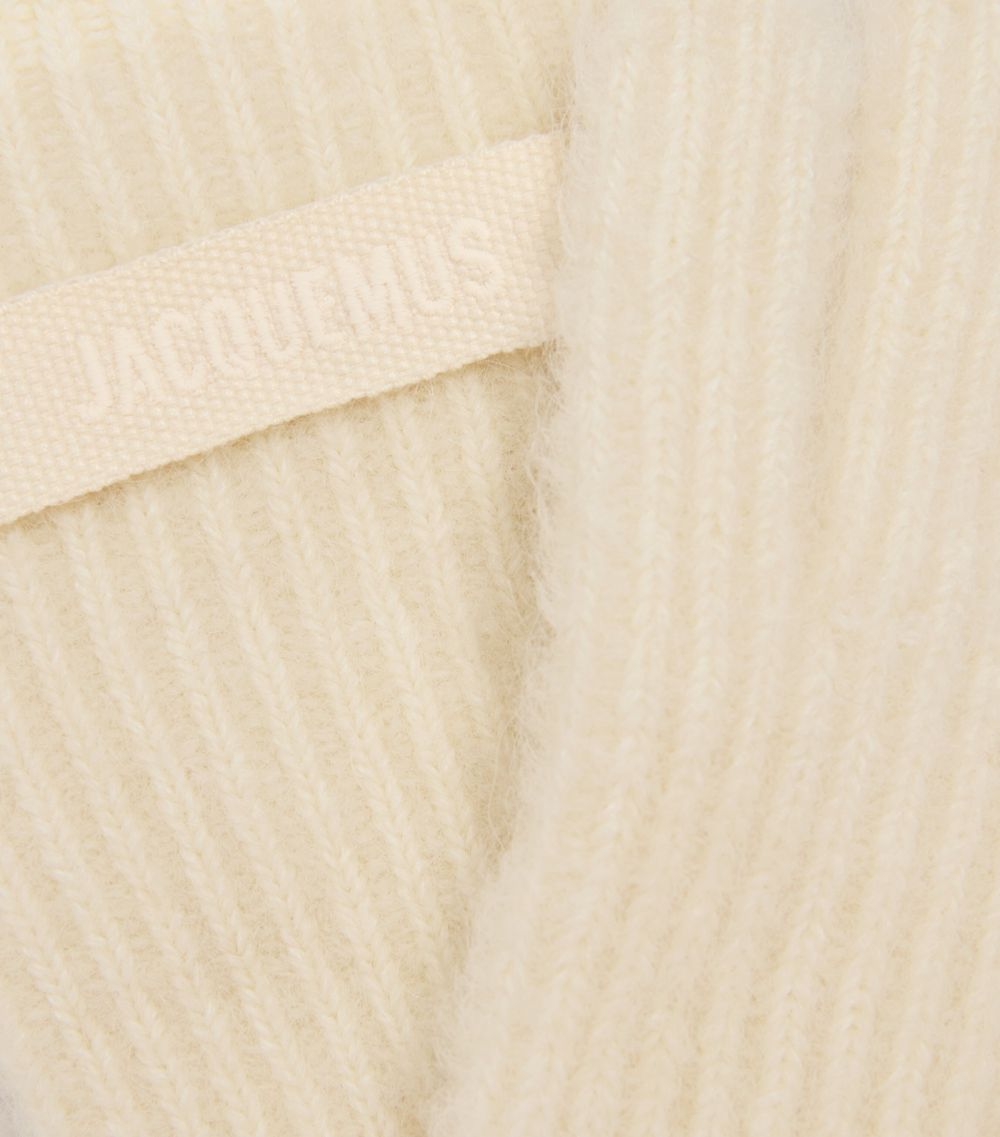 Jacquemus Jacquemus Alpaca Wool-Blend Gloves