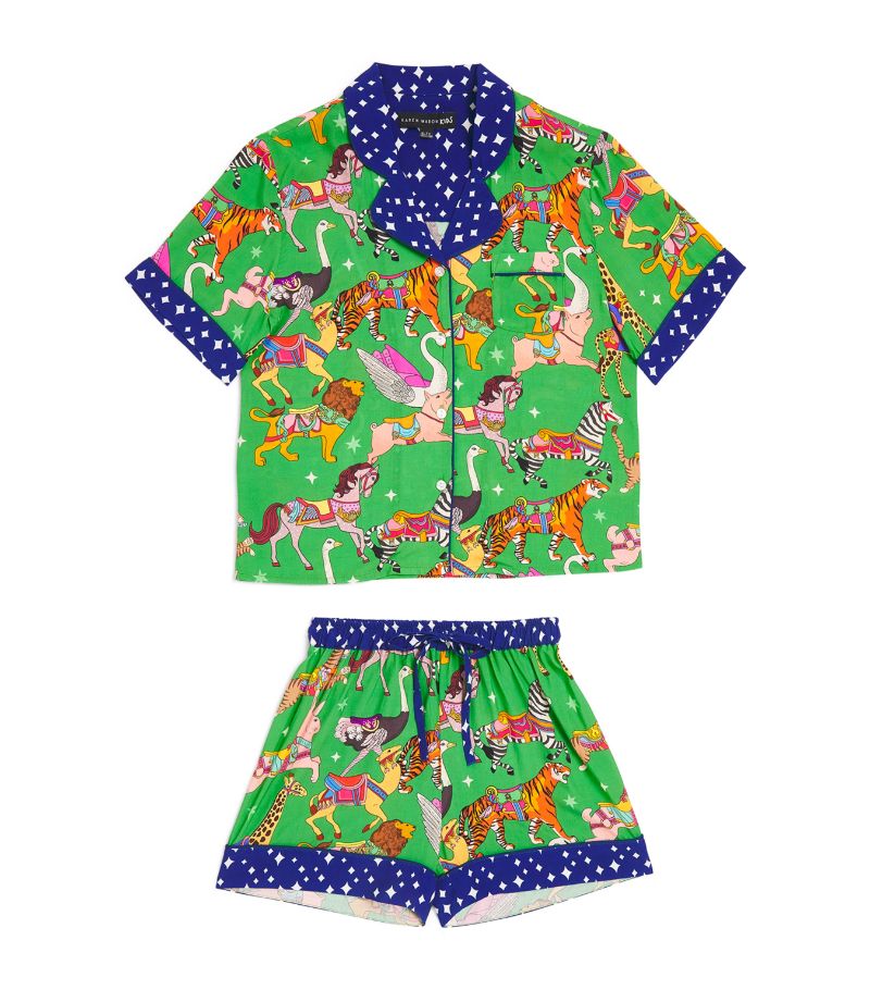  Karen Mabon Kids Ecovero Carosel Pyjama Set (2-14 Years)