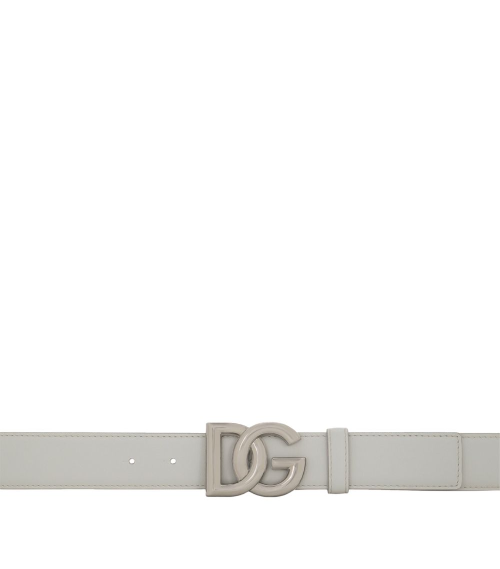 Dolce & Gabbana Dolce & Gabbana Calfskin Dg Millennials Belt