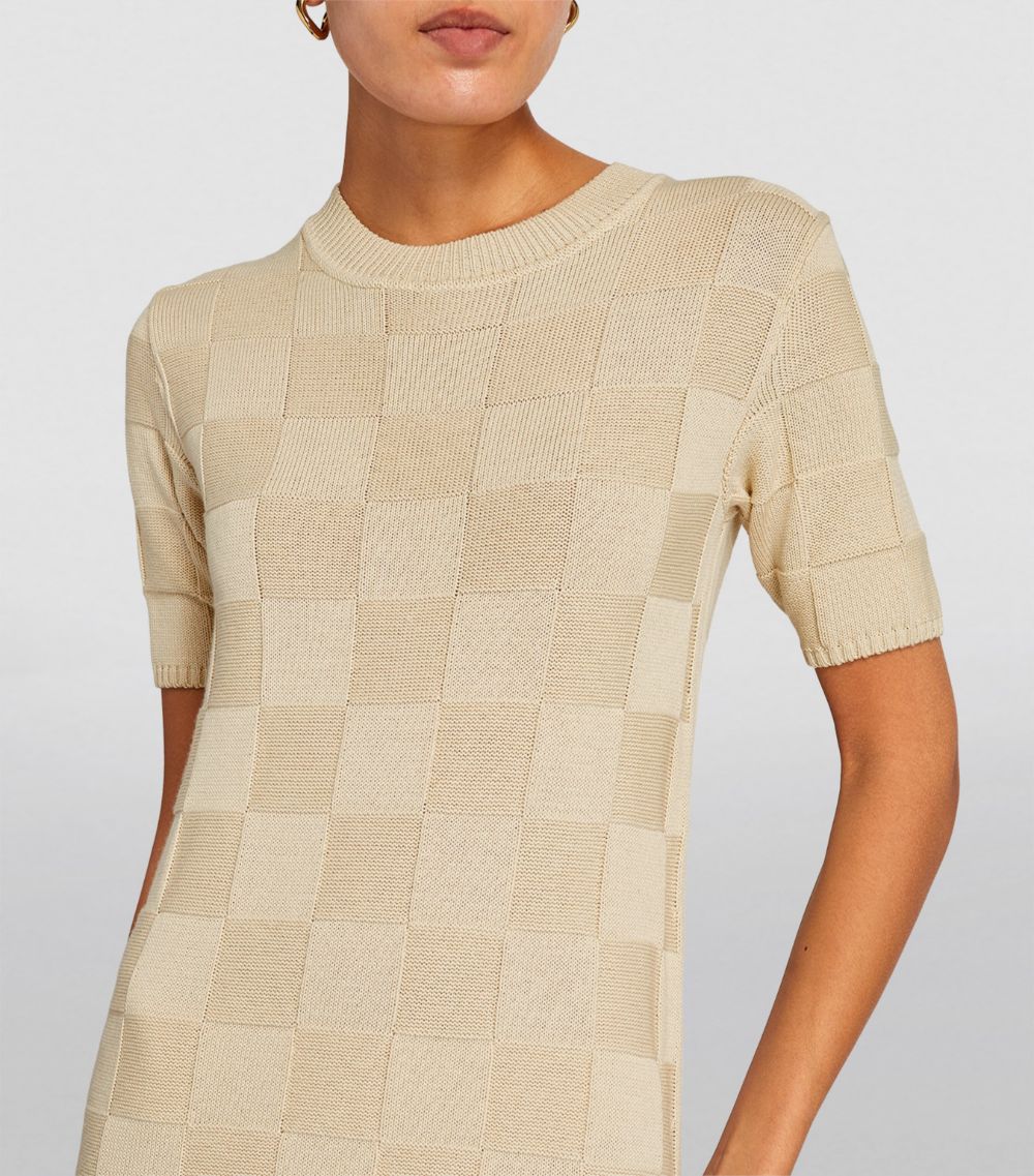 Joseph Joseph Vichy Textured Knitted Dress