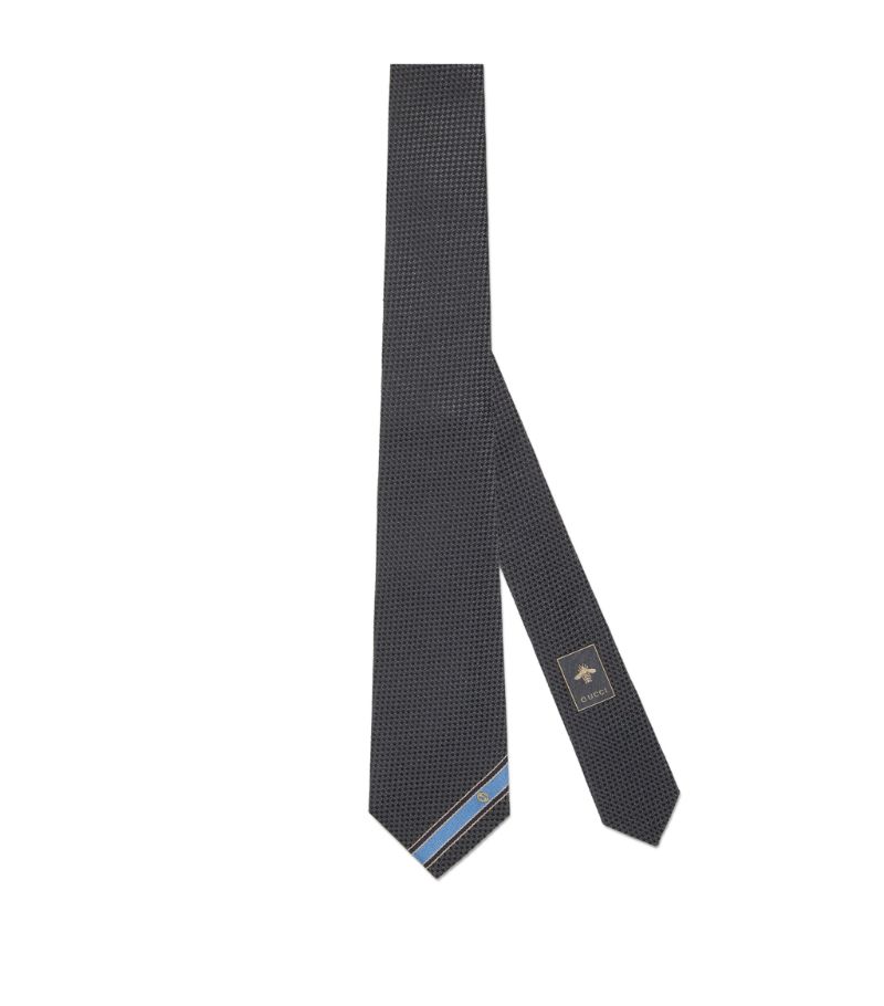 Gucci Gucci Silk Waffle-Texture Tie