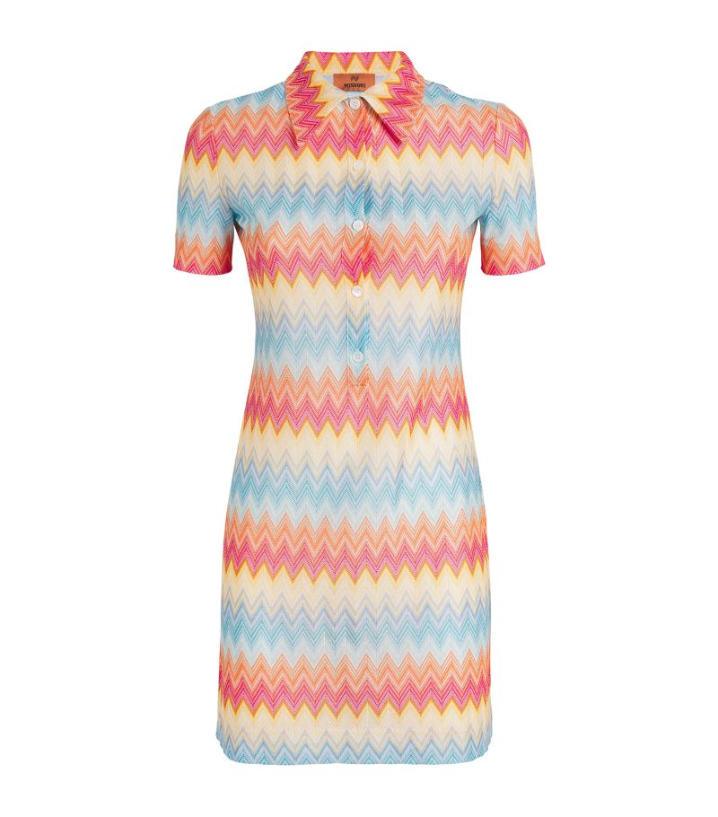 Missoni Missoni Polo Chevron Mini Dress