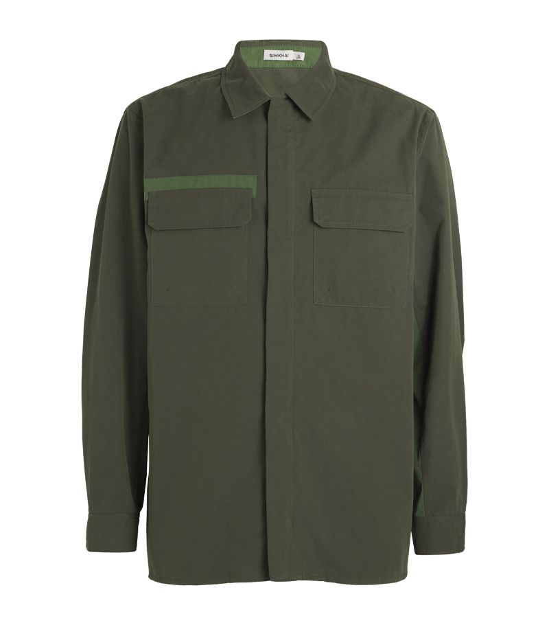 Simkhai Simkhai Contrast-Pocket Utility Shirt