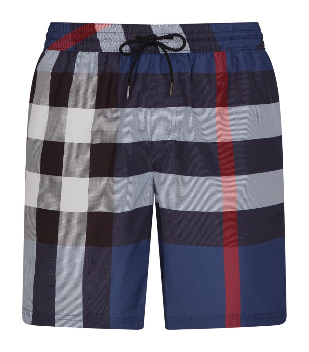 Burberry Burberry Check Drawcord Swim Shorts