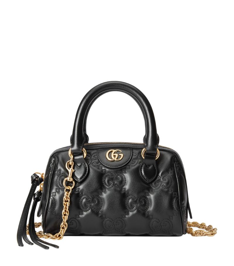 Gucci Gucci Small Matelassé Leather GG Top-Handle Bag