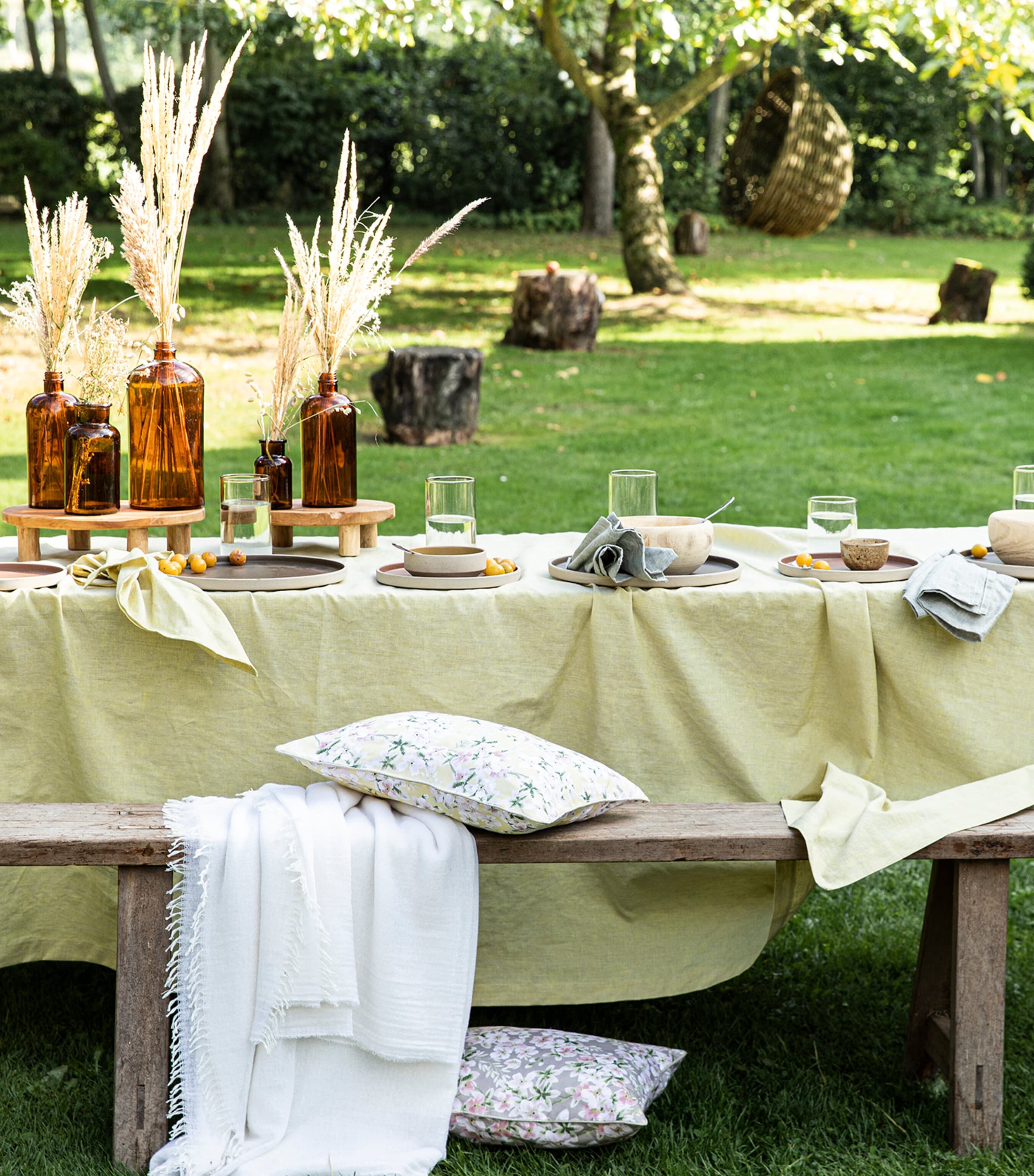 Alexandre Turpault Alexandre Turpault Linen Chambray Tablecloth