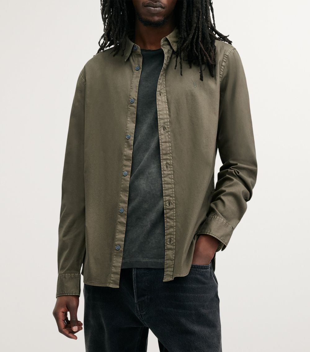 Allsaints Allsaints Stretch-Cotton Hawthorne Shirt