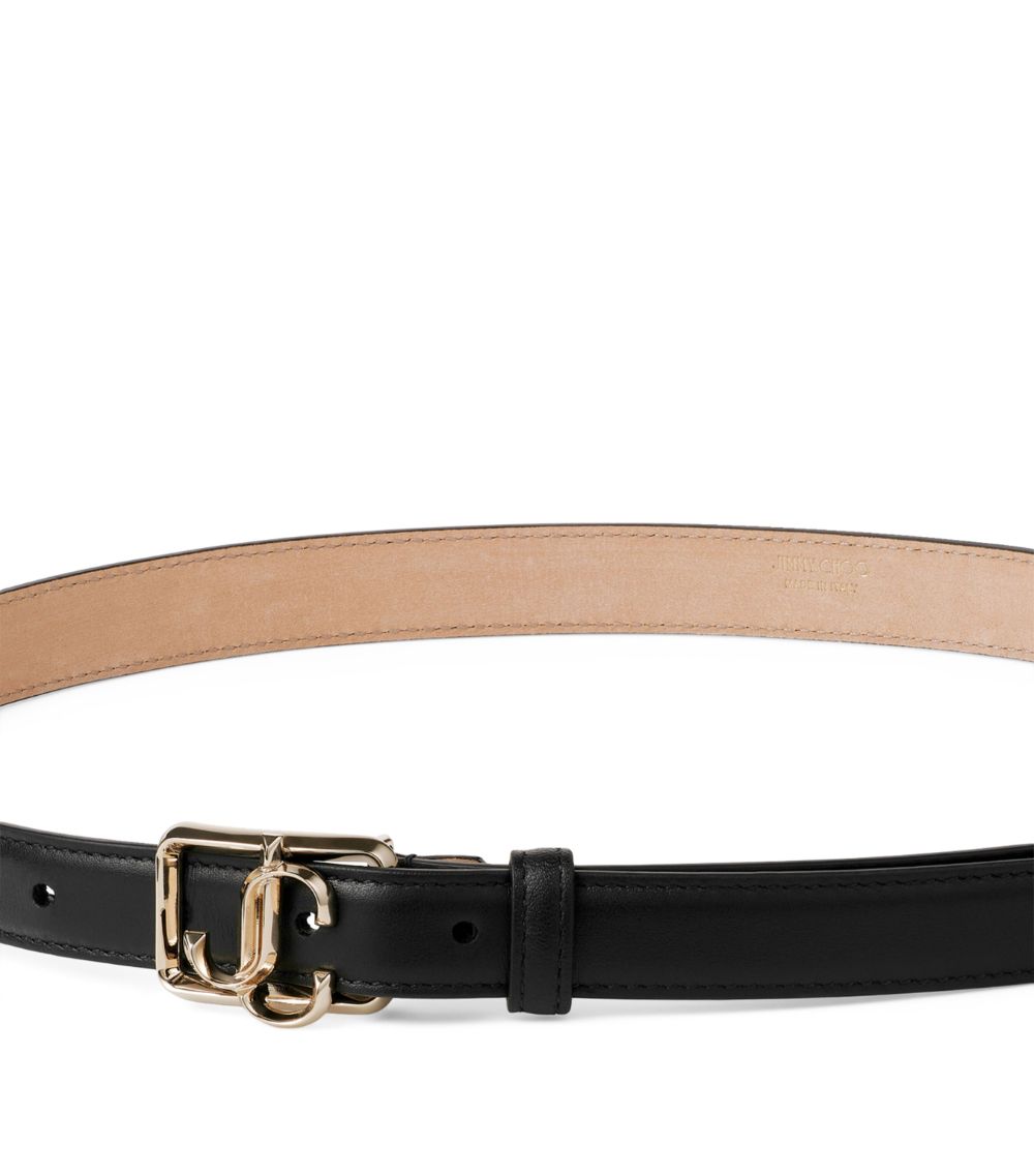 Jimmy Choo Jimmy Choo Leather Jc Square Belt